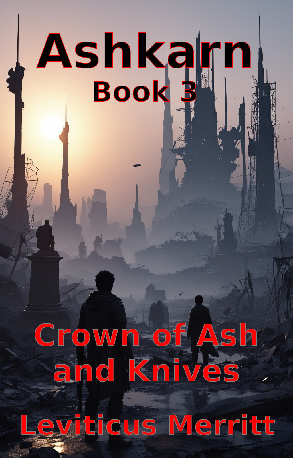 Cover for Ashkarn Book 3: Crown of Ash and Knives